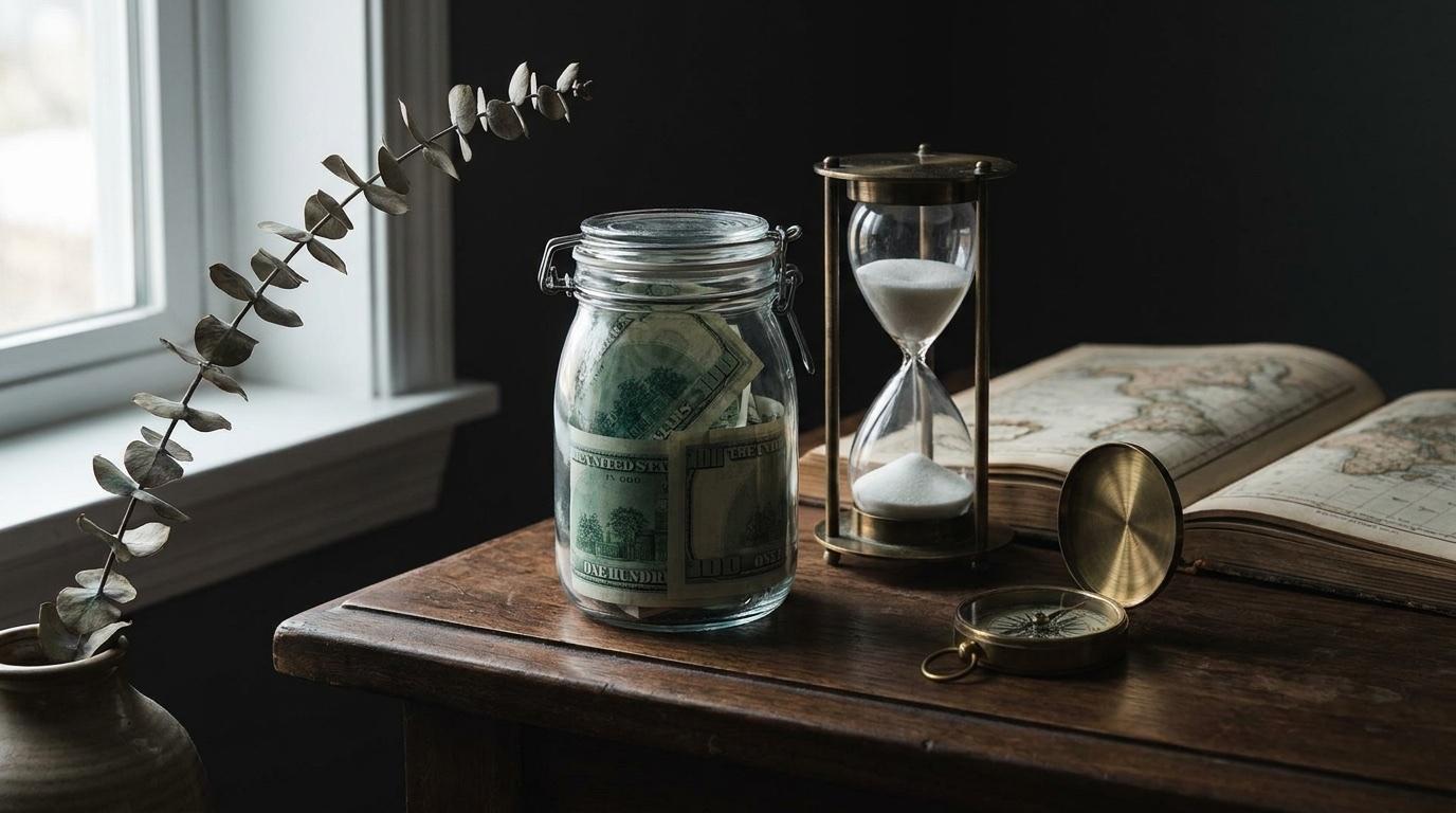 Investing dollars for a future trip (12-24 months): currency fund, ETF, Wise or stablecoin — what earns and what just gets in the way — imagem do artigo